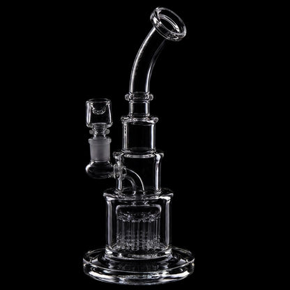 Pulsar 12 Arm Perc Chugger Glass Water Pipe - 10" / 14mm F