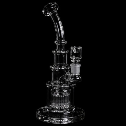 Pulsar 12 Arm Perc Chugger Glass Water Pipe - 10" / 14mm F