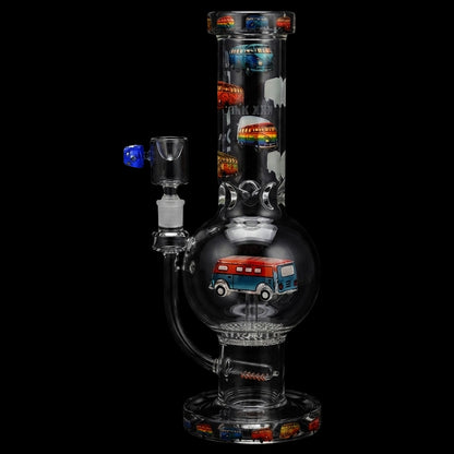 Pulsar VW Bus Bubble Base Glass Water Pipe - 12.25" / 14mm F