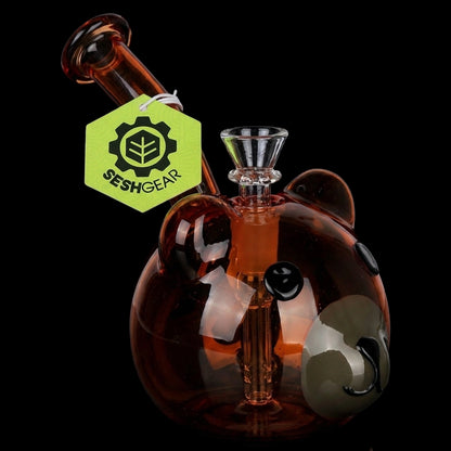SeshGear Stoney the Bear Glass Water Pipe - 5.75" / 14mm F