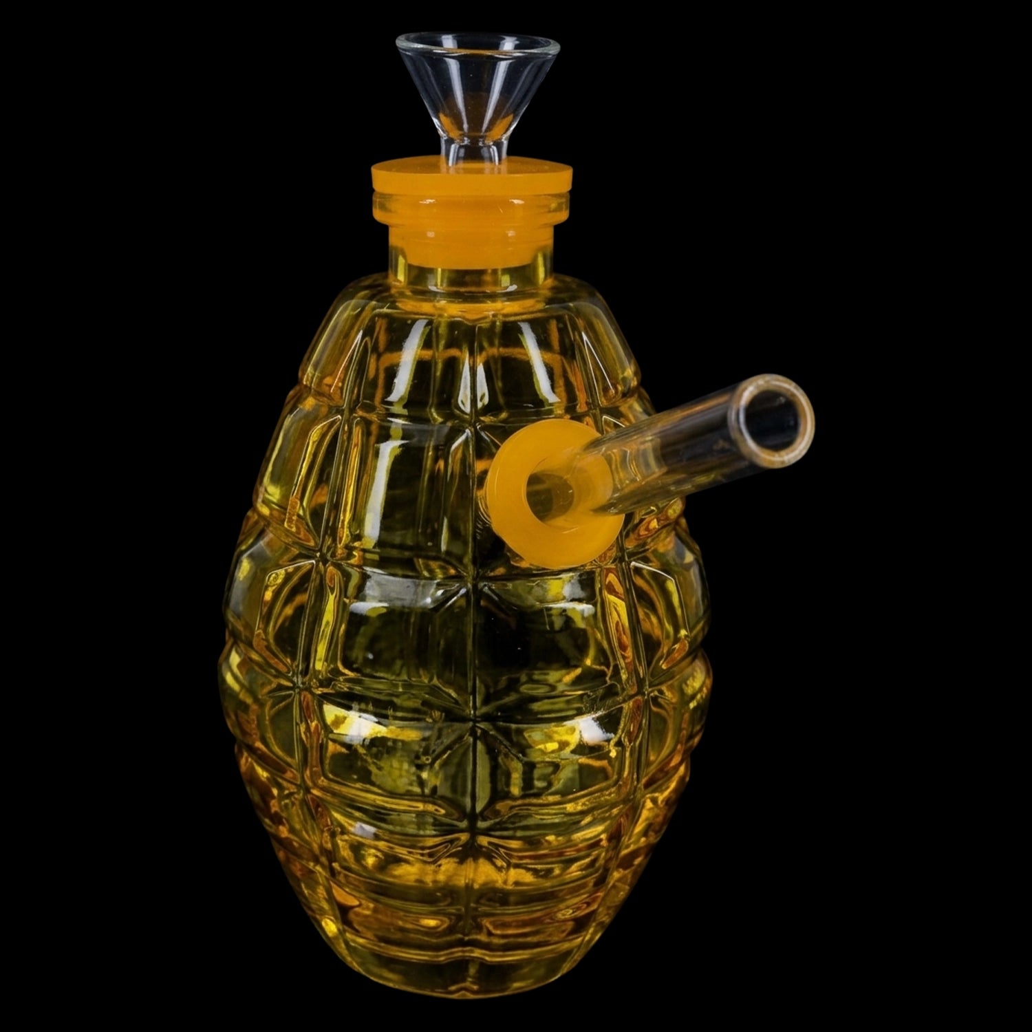 Colored Glass Grenade Bong “Blast Buddy” – 4½″