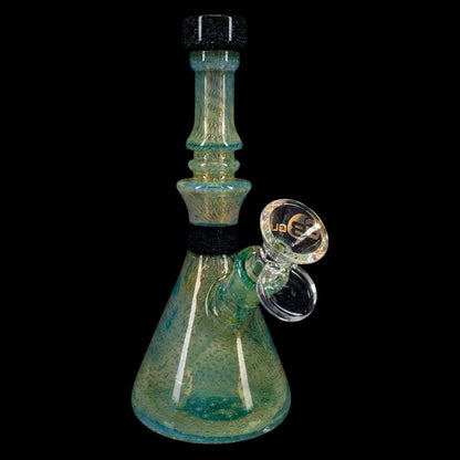 6B Glass Silver Fumed Bubble Dichro Beaker Bong – 7″ – Assorted Colors
