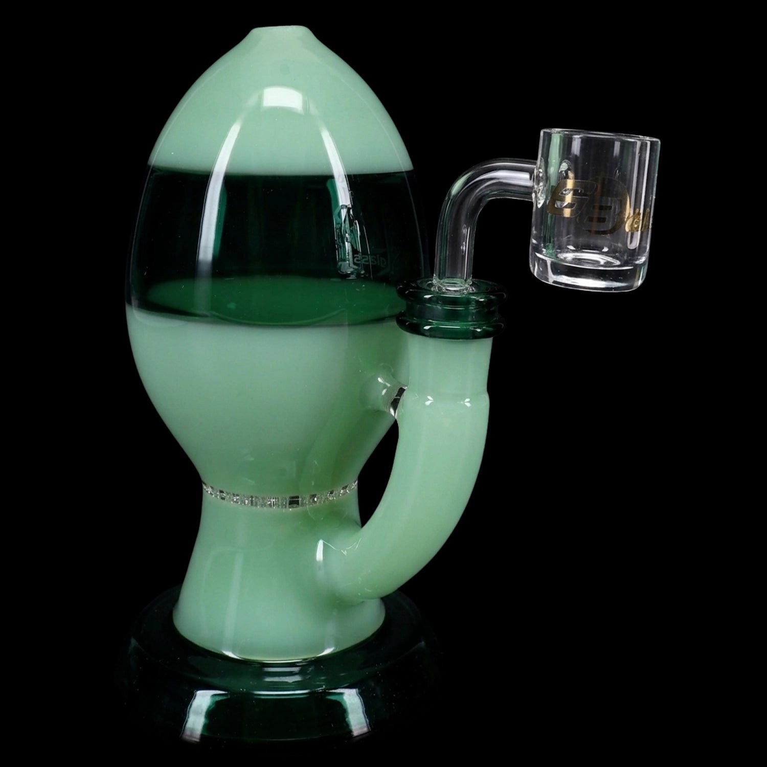 6B Glass Egg Dab Rig – Honeycomb Perc – 6½″ – Assorted Colors