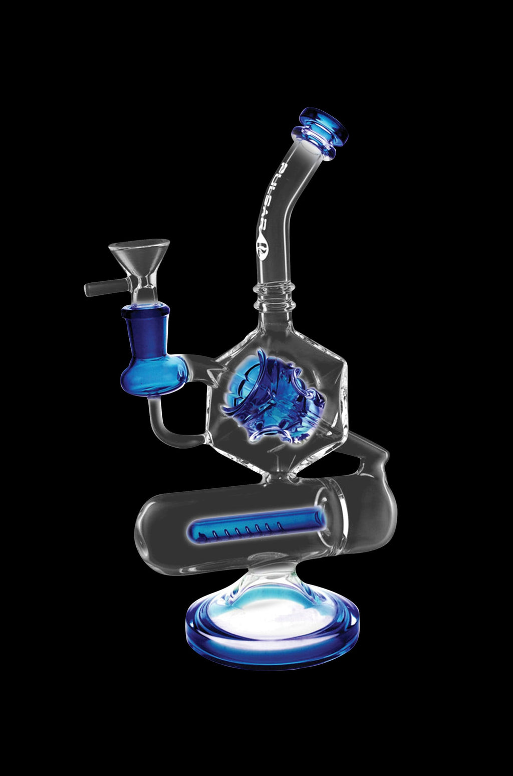 Pulsar Inception Cube Water Pipe - Clear Borosilicate Glass