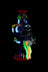 Pulsar Rainbow Puking Skull Beaker Water Pipe - Pulsar Rainbow Puking Skull Beaker Water Pipe