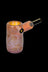 Pulsar Inside Print Glass Mini Hammer Bubbler - Melting Shrooms - Pulsar Inside Print Glass Mini Hammer Bubbler - Melting Shrooms