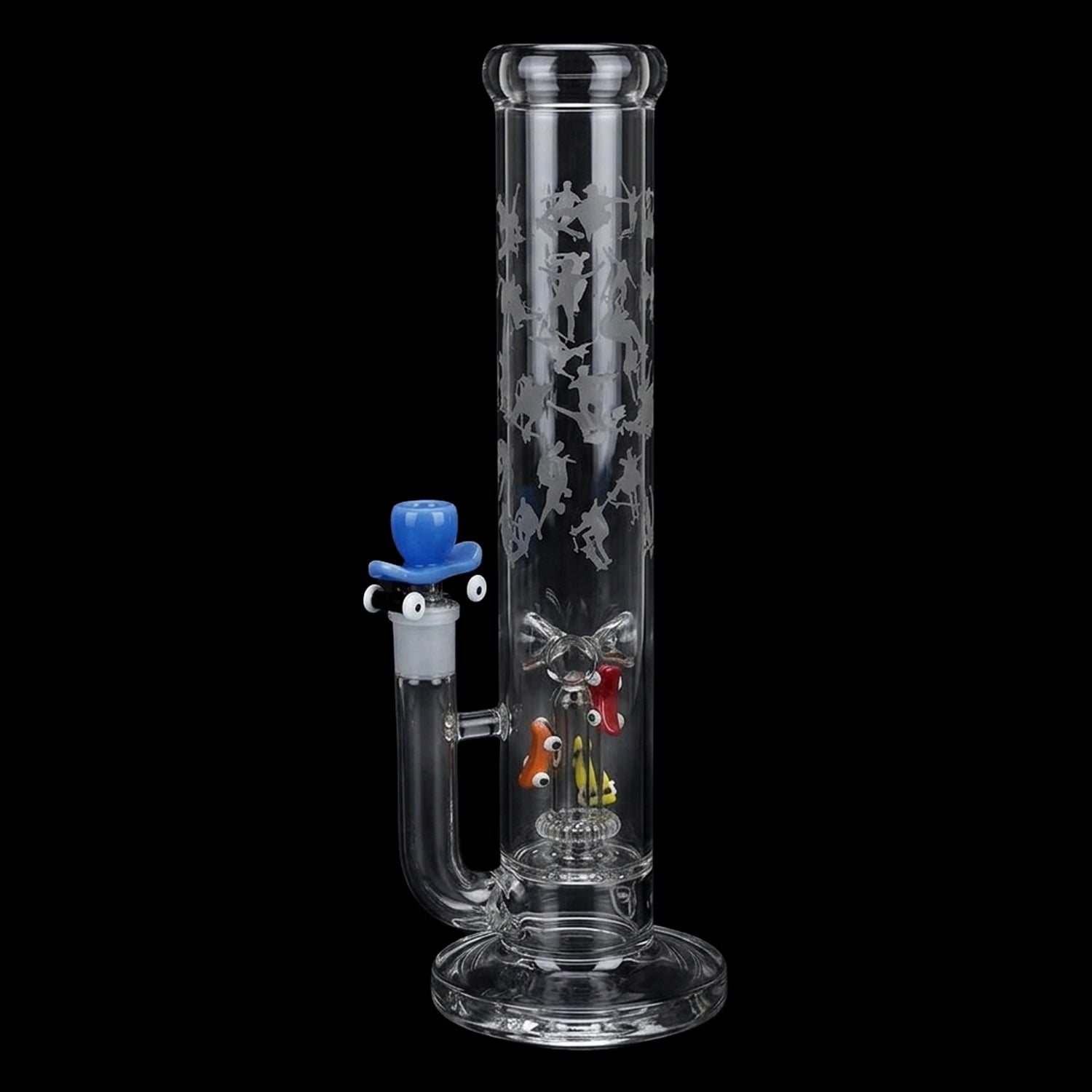 Pulsar Skate or Die Straight Tube Glass Water Pipe - 12.5" / 14mm F