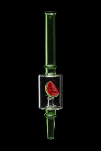 Pulsar Fruit Series Watermelon Zkittles Glow In The Dark Dab Rig Kit - 8" / 14mm F