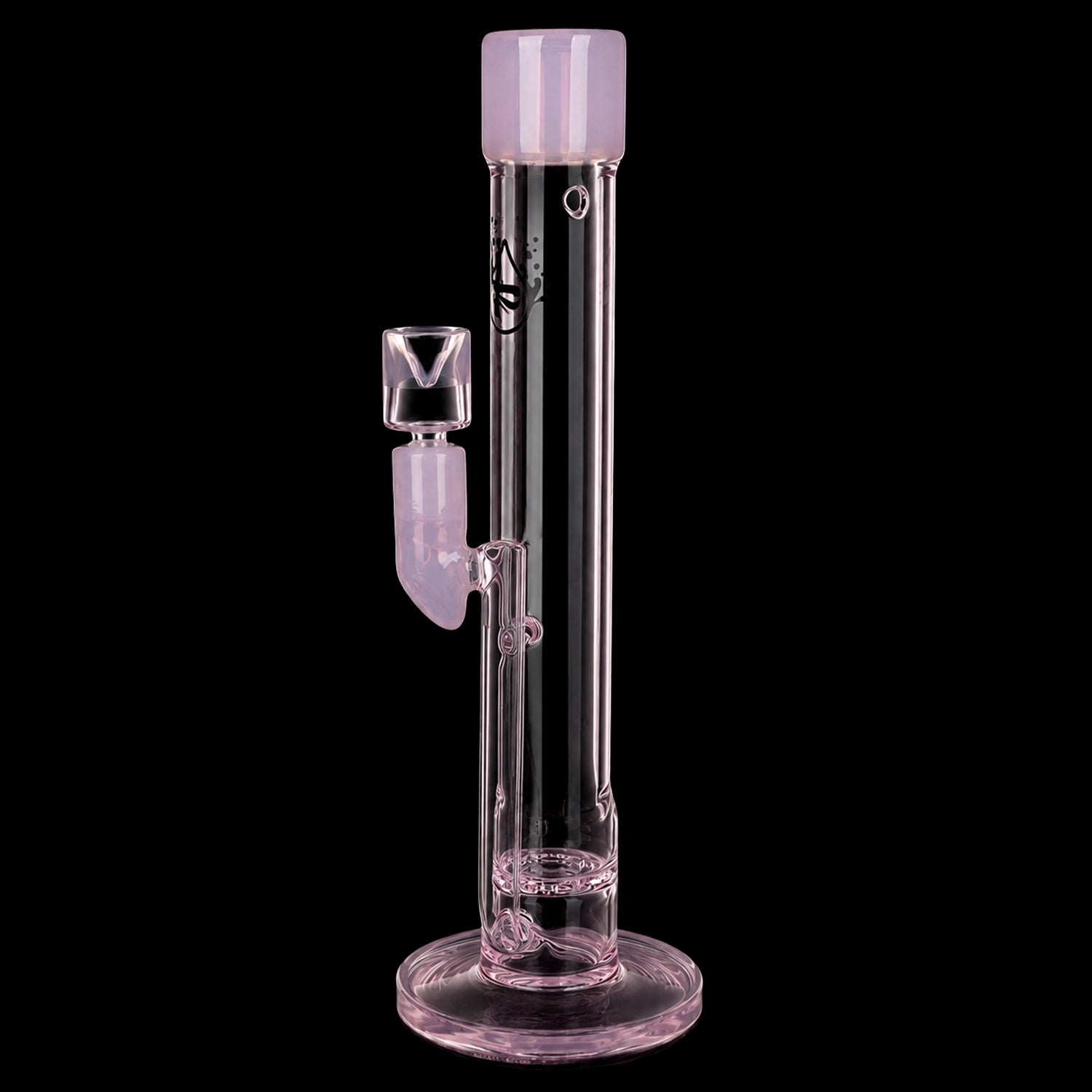 Pulsar Transporter Kicked Straight Tube Glass Water Pipe | 14" | 14mm F