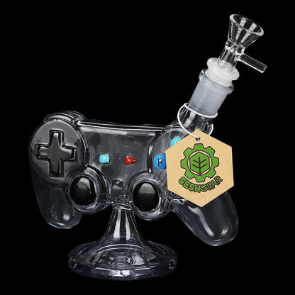 SeshGear Game Controller Glass Water Pipe - 5.5" / 14mm F