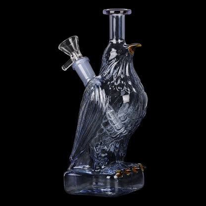 SeshGear Raven Glass Water Pipe - 7.5" / 14mm F / Smoke
