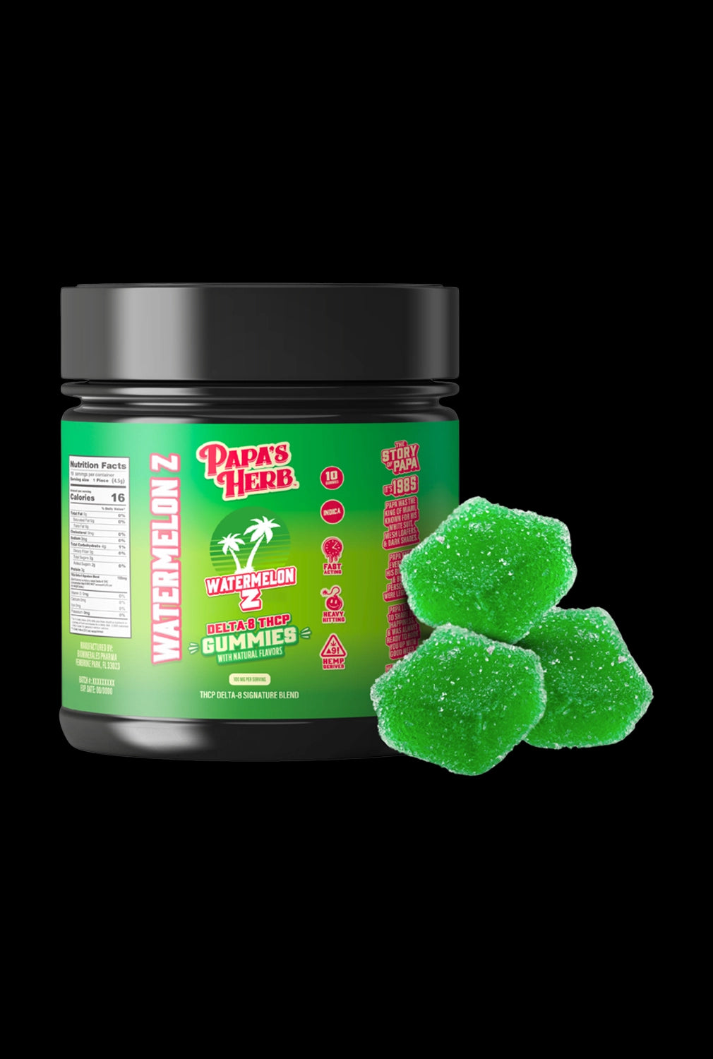 Papa's Herb Watermelon Z Gummies