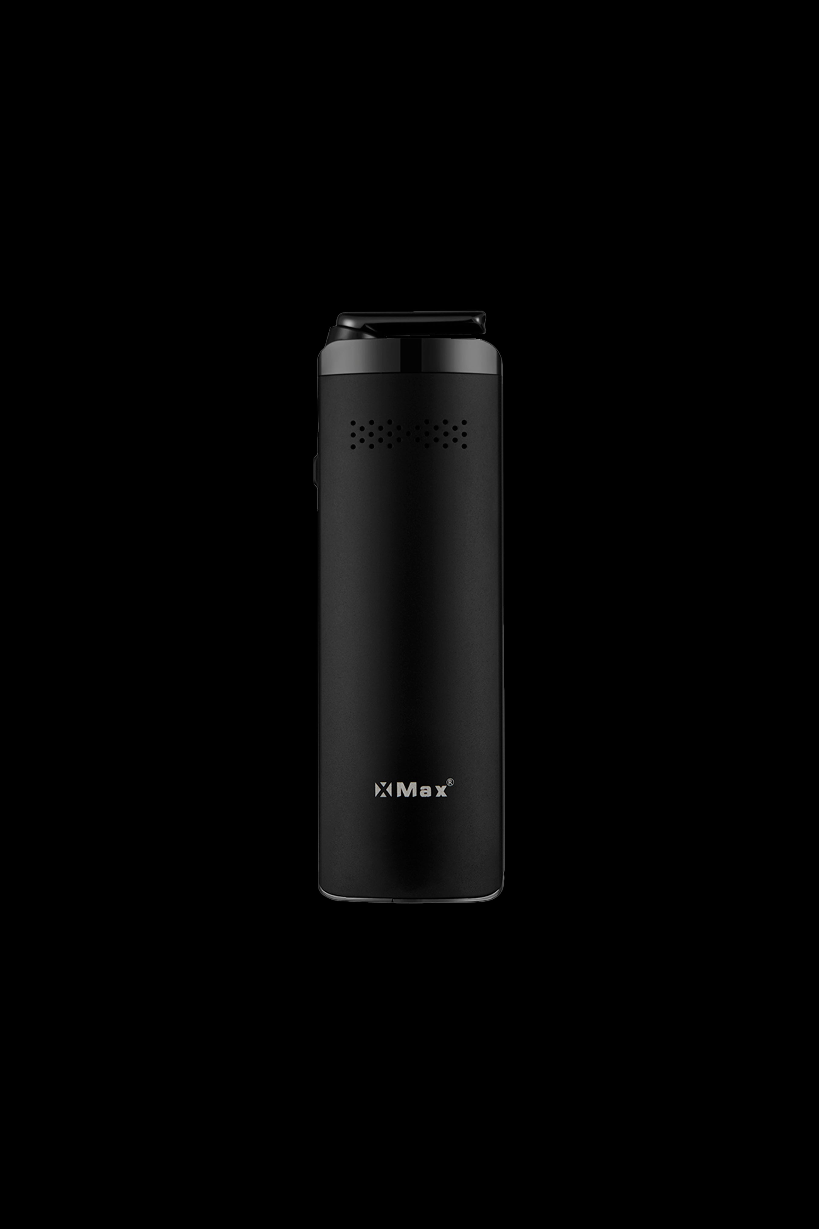 Black XMAX v3 Pro portable cannabis vaporizer.
