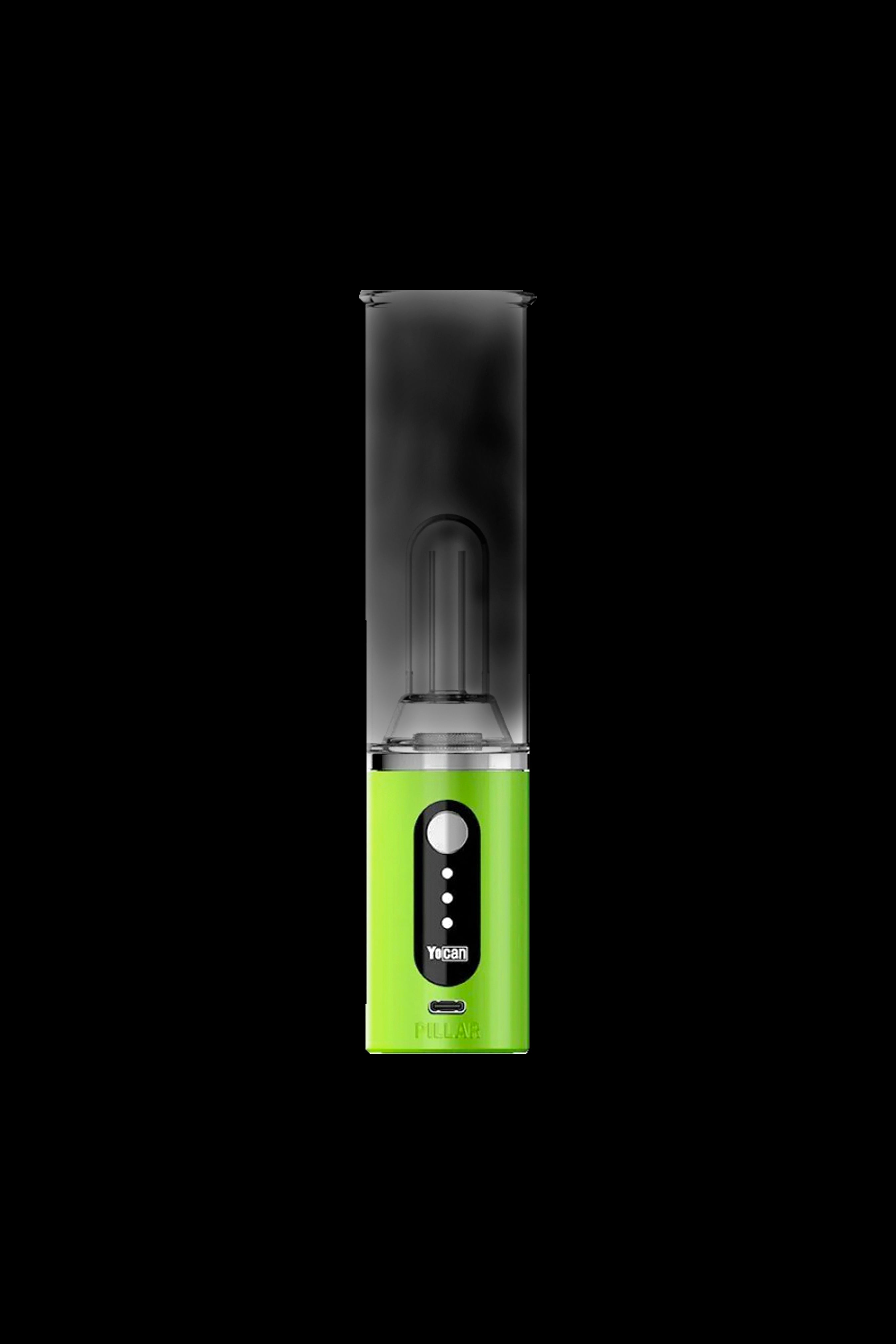 Yocan Evolve Plus XL cannabis oil vape pen in green.