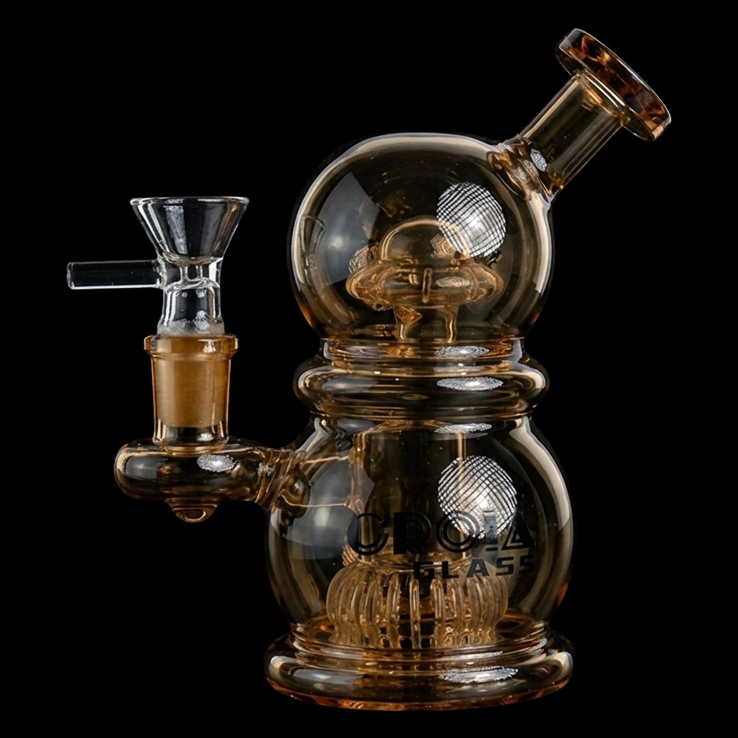 Croia Glass 6" Mini Egg Dab Rig with Crown Perc | Croia Glass