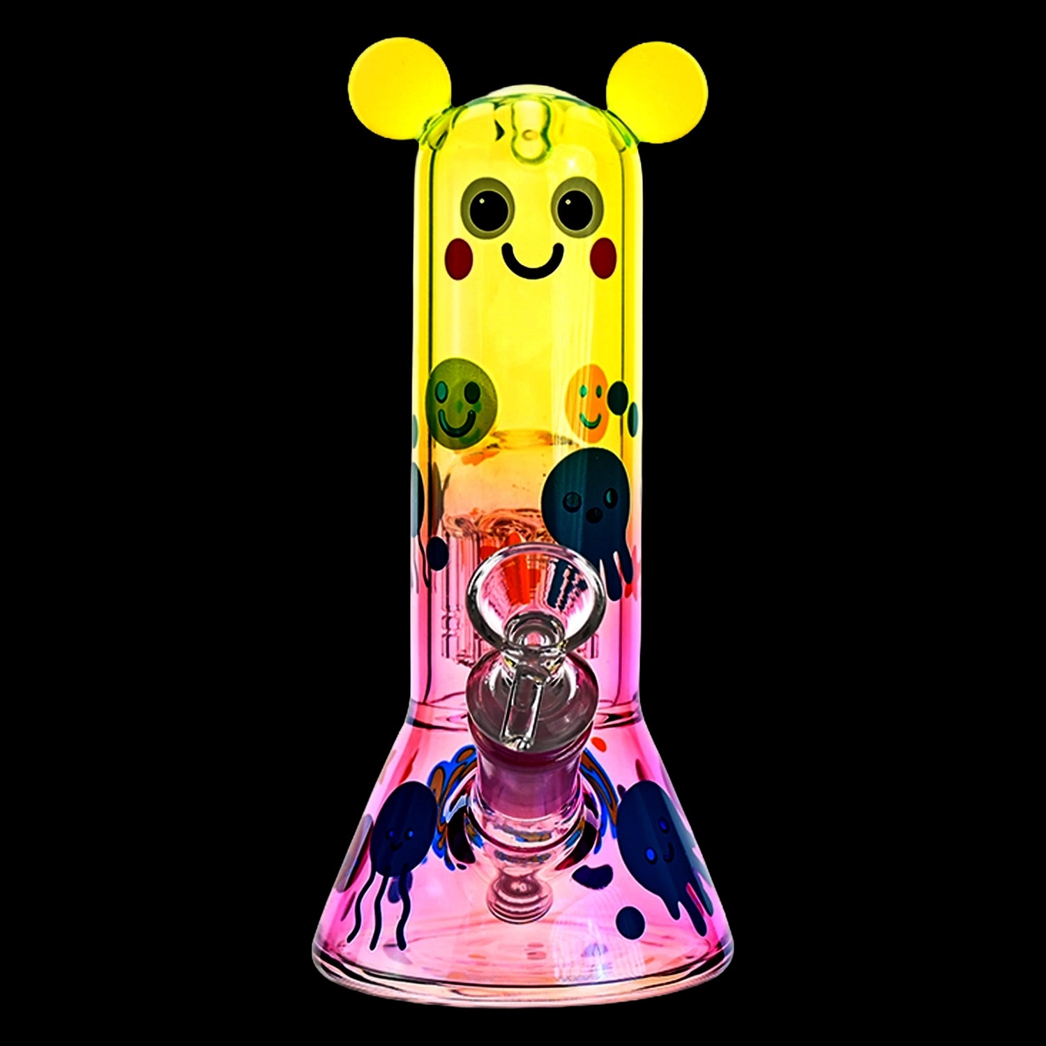 Croia Glass Cute Character Beaker Bong with Jellyfish Design | Croia Glass