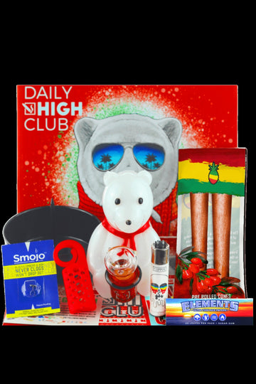 Daily High Club Holiday Smoking Box - Snowy Tha Bear is Back - Daily High Club Holiday Smoking Box - Snowy Tha Bear is Back
