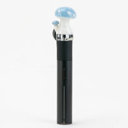 Empire Glassworks PuffCo Pivot Glass Mouthpiece - Blue Mushroom
