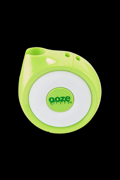 Lime green Goze pen battery with logo.