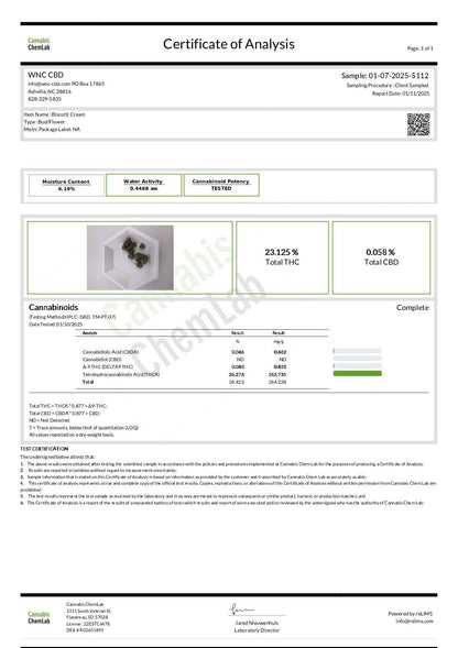 WNC CBD High THCA Indoor Living Soil Flower | 3.5g