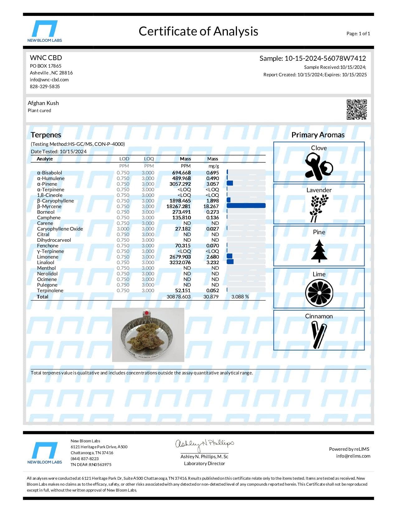 WNC CBD High THCA Indoor Living Soil Flower | 3.5g