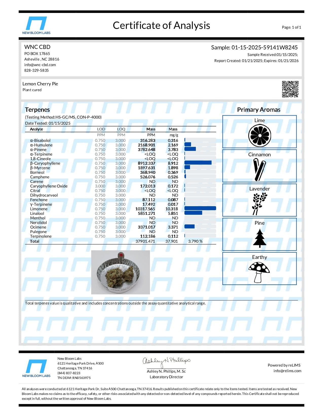 WNC CBD High THCA Indoor Living Soil Flower | 3.5g