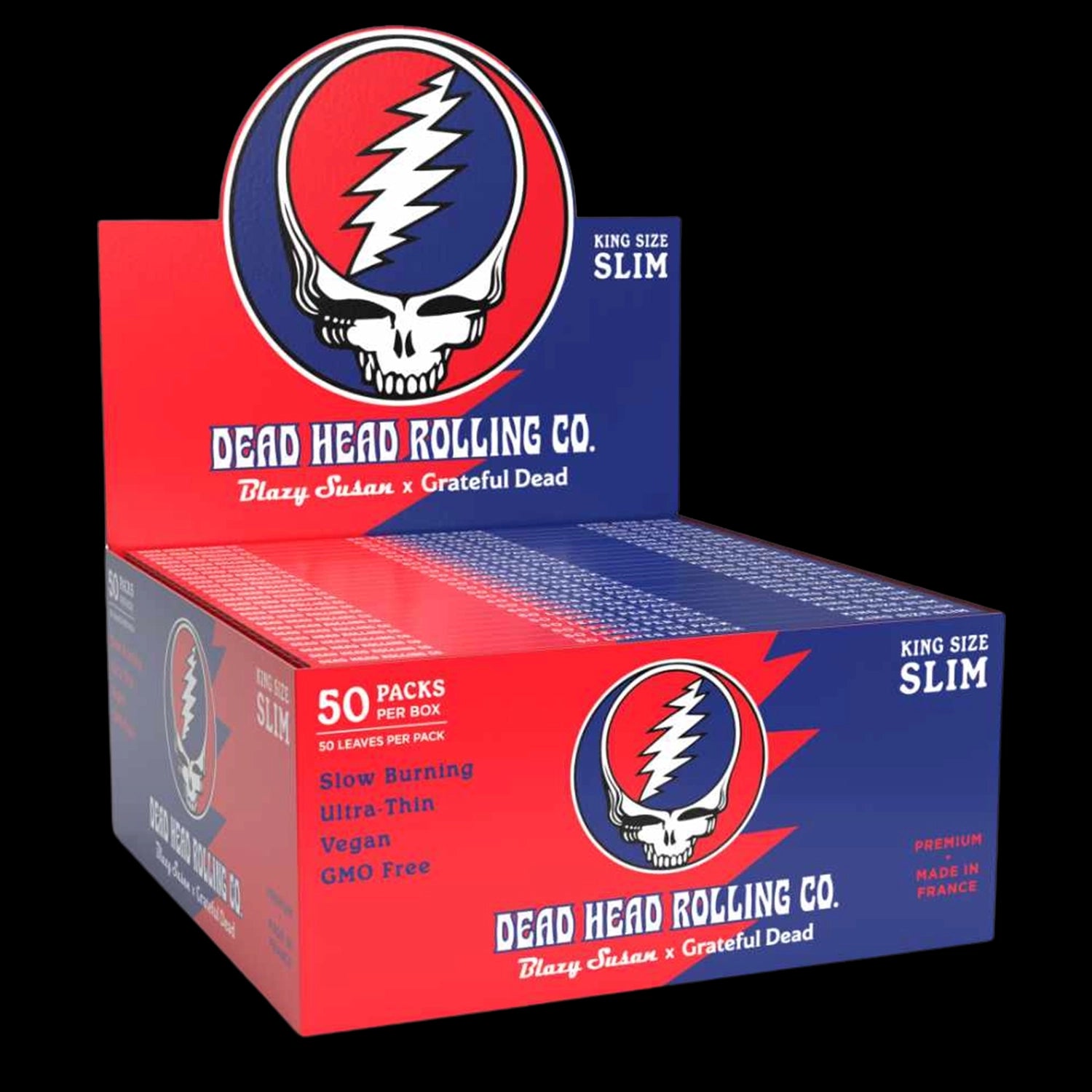 Blazy Susan Grateful Dead Rolling Papers - King Size Slim- Display Box