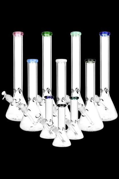 Smoke Cartel Classic Glass Beaker Light Bong