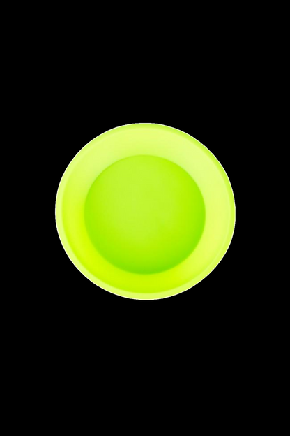 Green concentric circles, cannabis accessory icon.