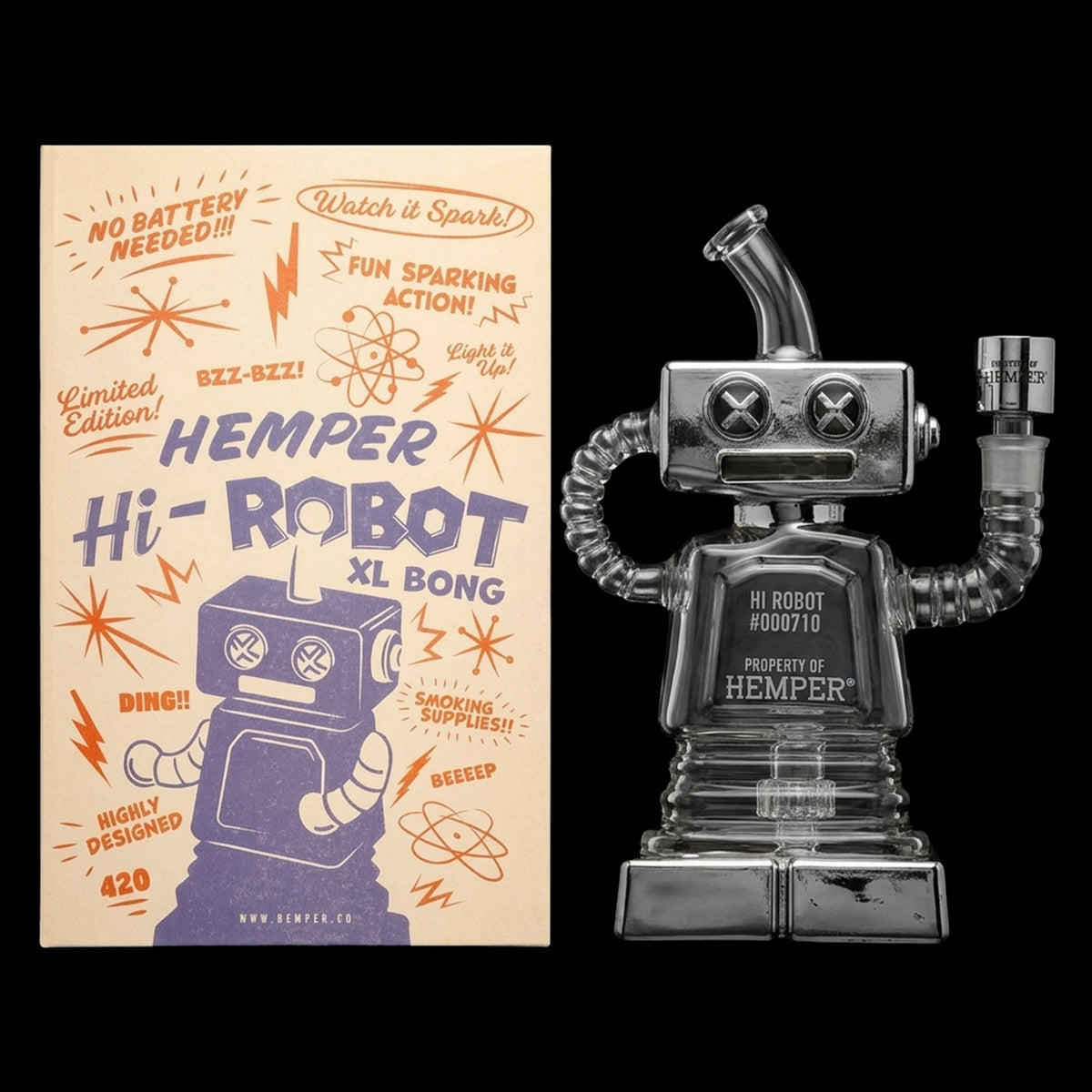 Hemper Hi-Robot Glass Bong