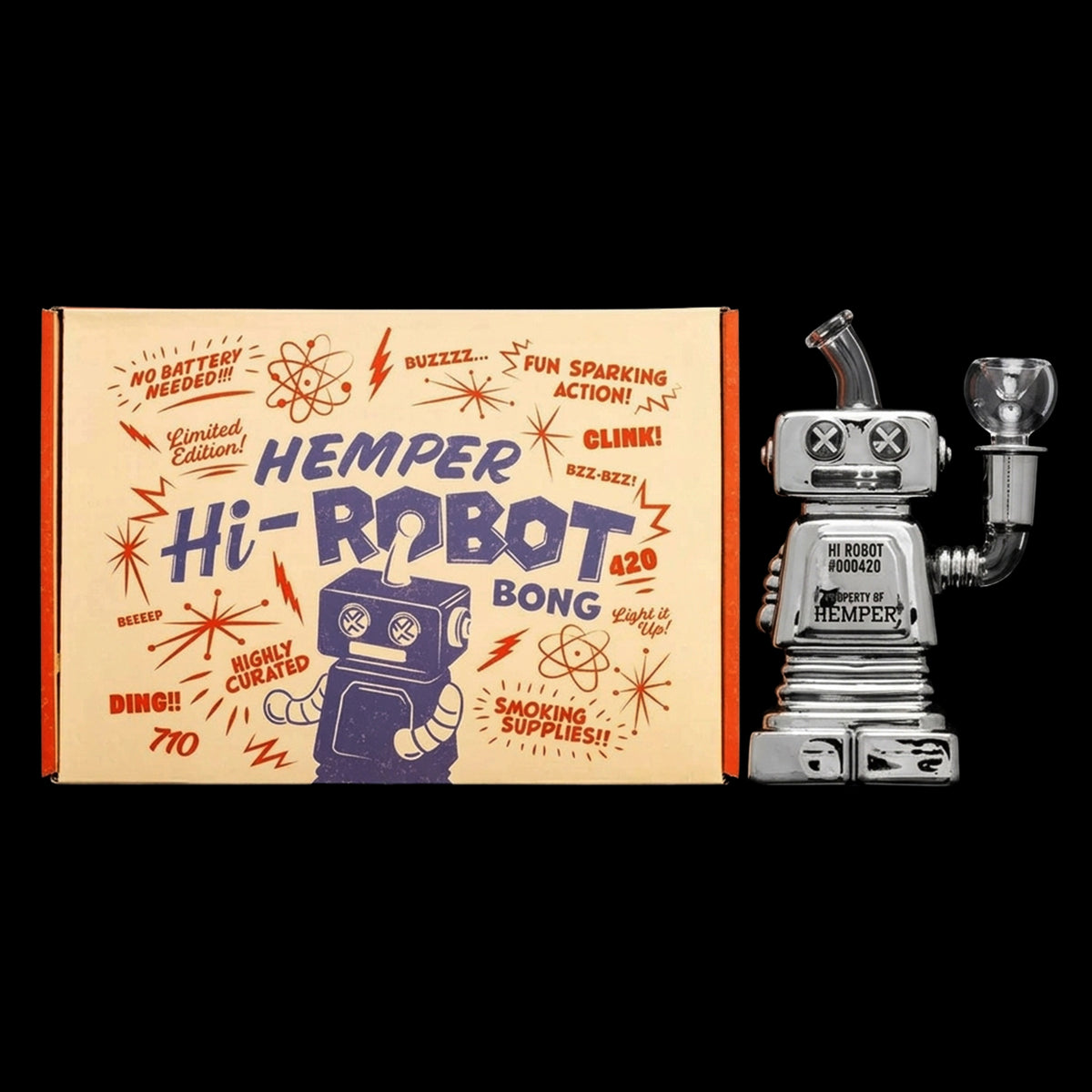 Hemper Hi-Robot Glass Bong