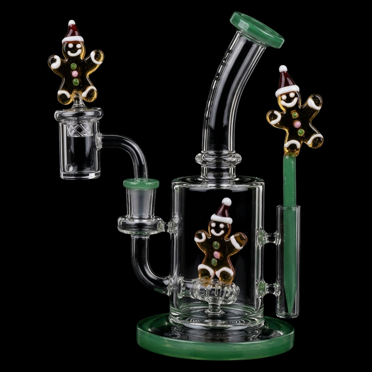 Pulsar Holidaze Series Glass Dab Rig Set | 8.25" | 14mm F