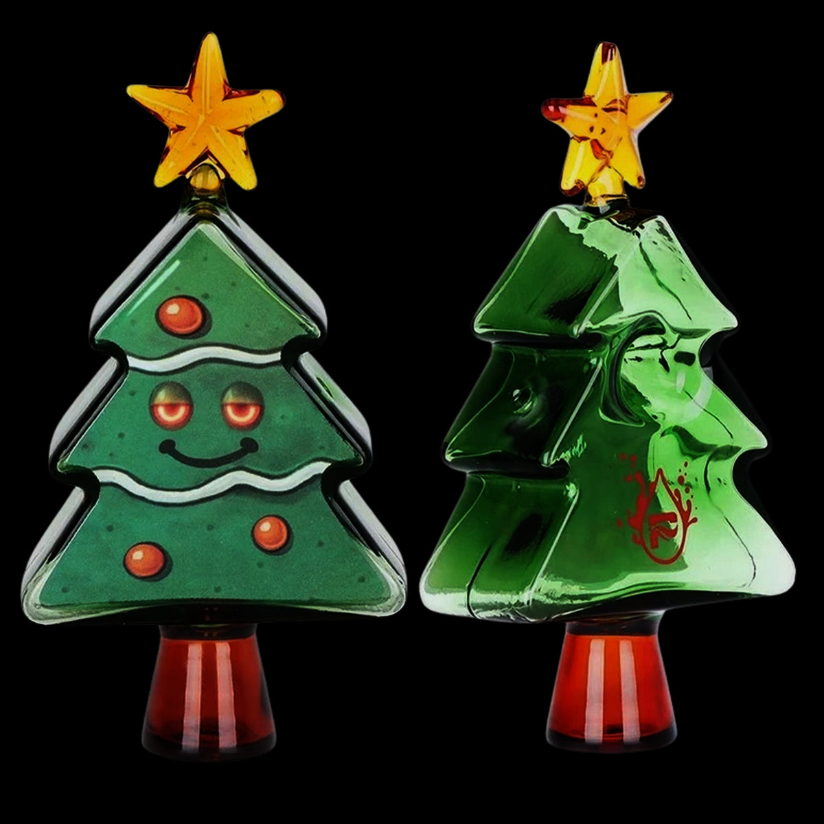 Pulsar Holiday Party Tree Glass Hand Pipe - 5"