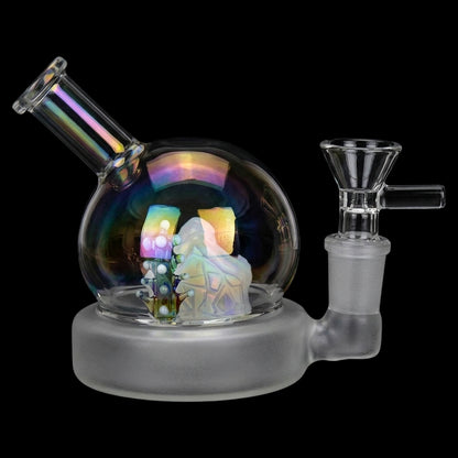 Christmas House Globe Glass Bong - 3.75" / 14mm F