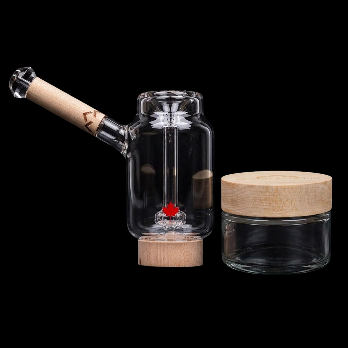 Canada Puffin Arctic Bubbler and Jasper Storage Jar Bundle
