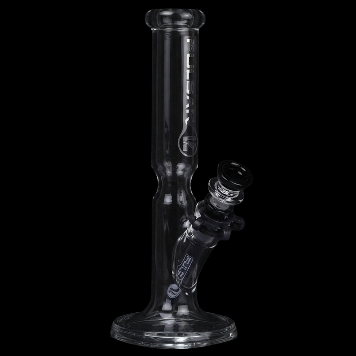 Pulsar Flared Straight Tube Glass Bong w/ Ice Restriction - 9.75" / 14mm F