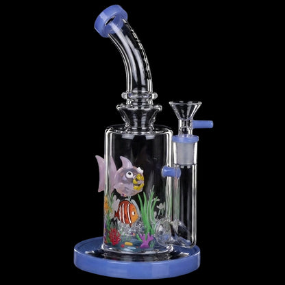 Pulsar Fish Out of Glass Bong - 9" / 14mm F