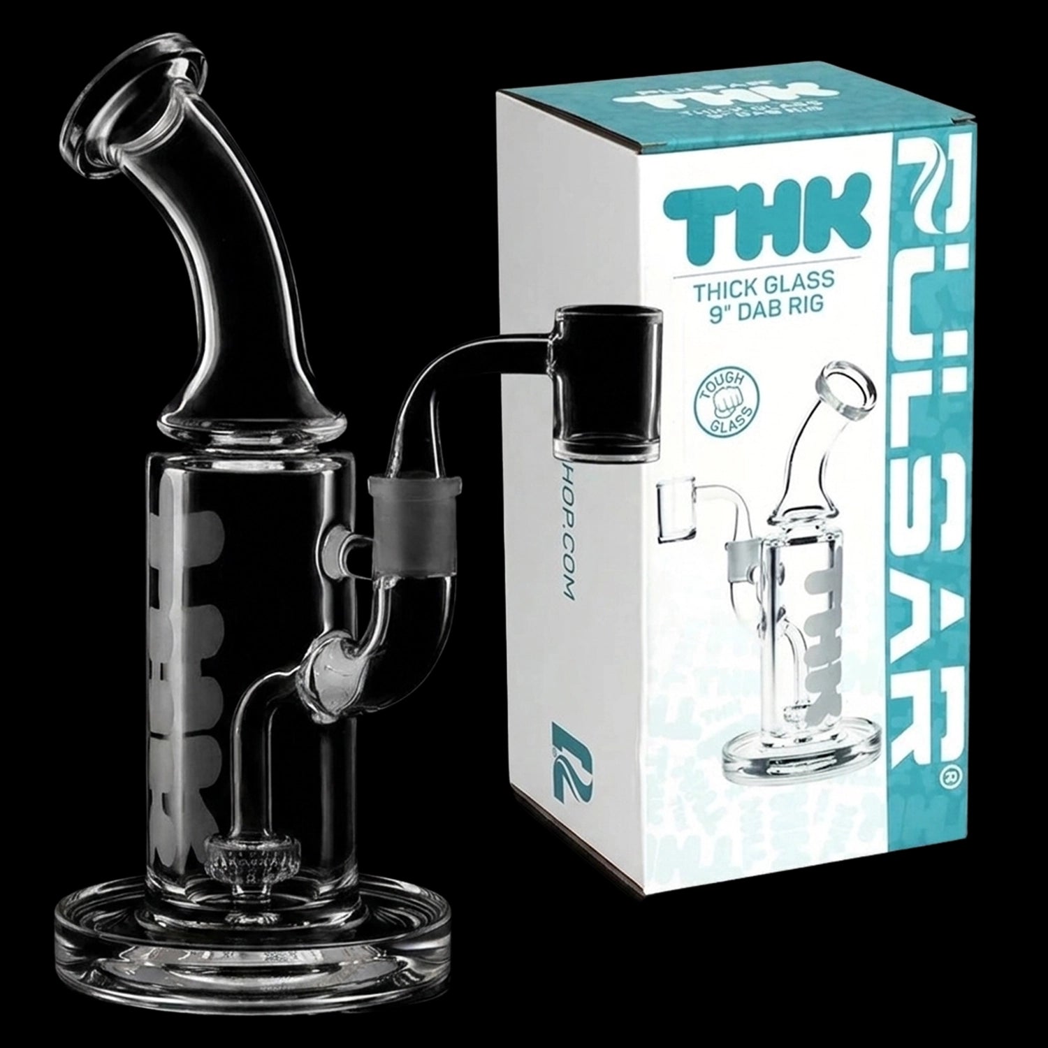 Pulsar "THK" 9mm Glass Dab Rig - 9" / 14mm F