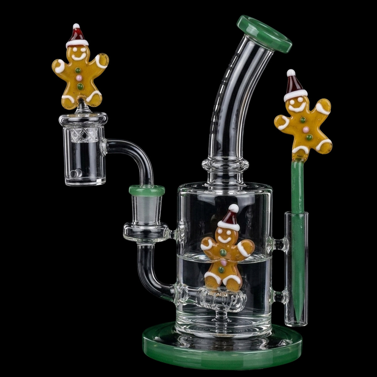 Pulsar Holidaze Series Glass Dab Rig Set | 8.25" | 14mm F