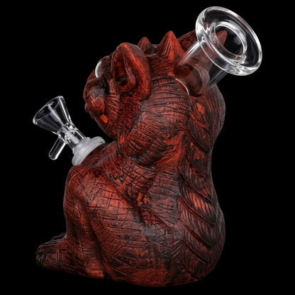 Seshgear Crazy Monster Vinyl on Glass Bong - 6.5" / 14mm F