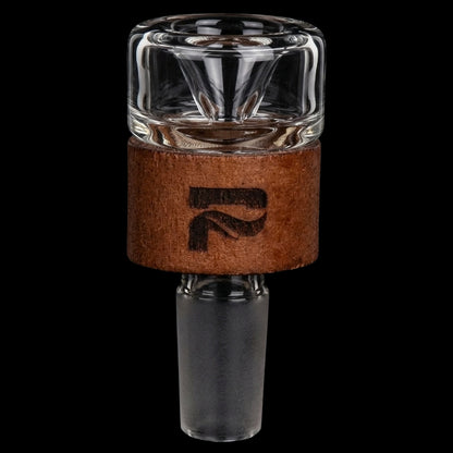 Pulsar Wood on Glass Straight Tube Bong - 14.25" / 14mm F