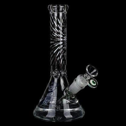 Pulsar Scary Kitty Beaker Glass Water Pipe - 8.5" / 14mm F