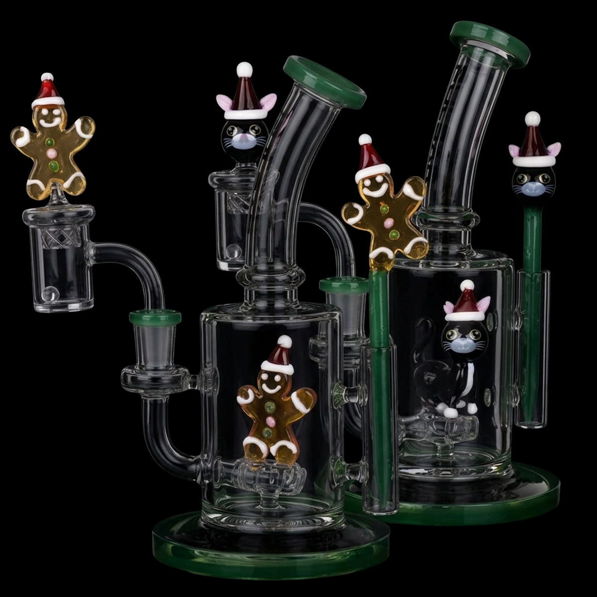 Pulsar Holidaze Series Glass Dab Rig Set | 8.25" | 14mm F