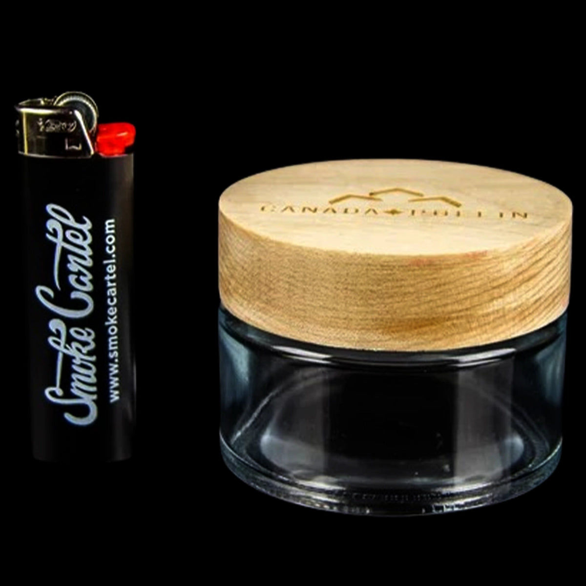 Canada Puffin Jasper Storage Jar