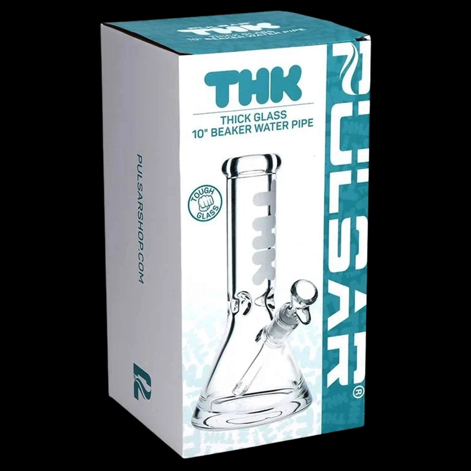 Pulsar "THK" 9mm Beaker Glass Water Pipe - 10" / 14mm F