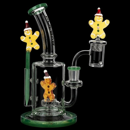 Pulsar Holidaze Series Glass Dab Rig Set | 8.25" | 14mm F