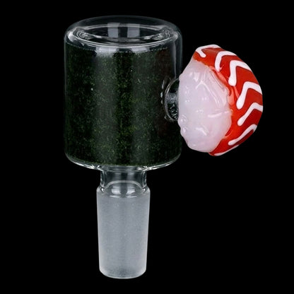 Pulsar Sushi Time Bubble Base Glass Bong - 12.5" / 14mm F