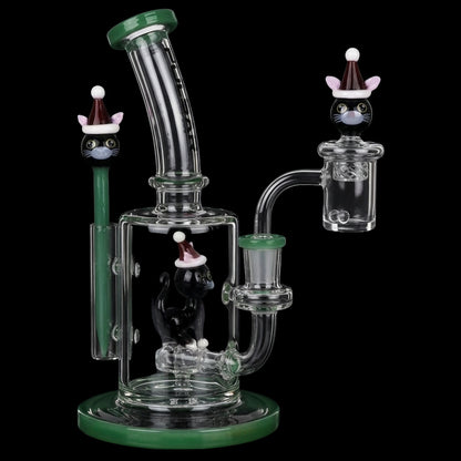 Pulsar Holidaze Series Glass Dab Rig Set | 8.25" | 14mm F