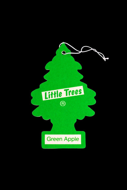 Green Little Trees air freshener, commonly used to mask cannabis odor.