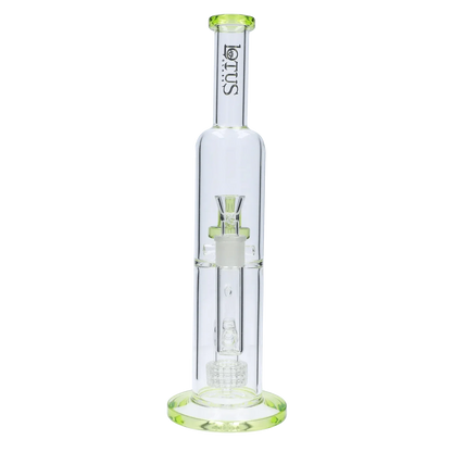 Smoke Cartel Dual Perc with Colour Accents Bong - 15 in.